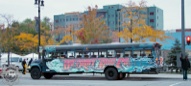 Detroit Bus Co., arriving at Dlectricity