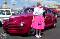 Michele and Pink Car