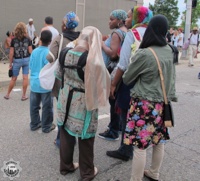 Street Artist crowd