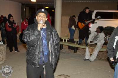 The Men of Grace entertaining us at the Holiday Extravaganza tree lighting ceremony.