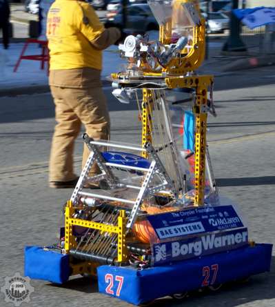 Robot basketball player