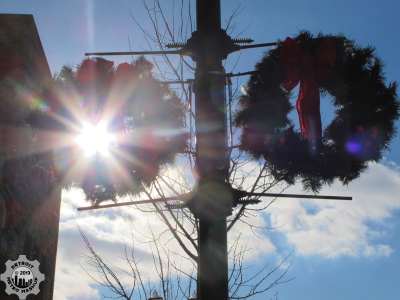 Sunshine and wreaths