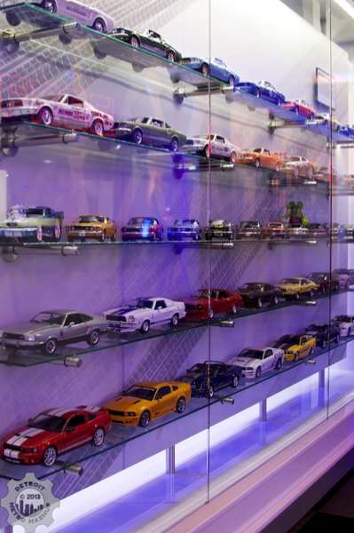 Miniature Ford Mustangs