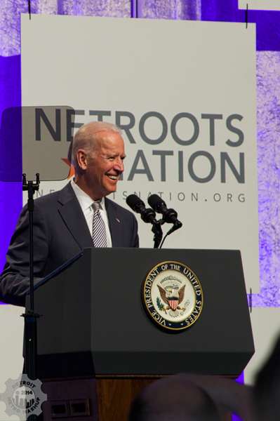 Vice-President Joe Biden smiling