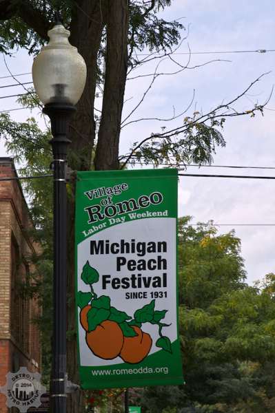 Peach Festival Banner