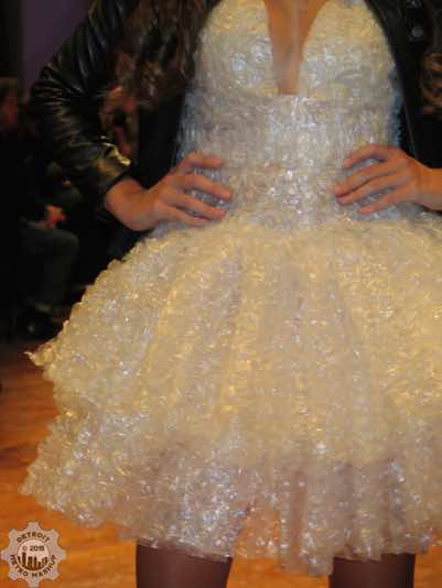 Bubble wrap dress